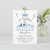 Handgezeichnete Skateboard The Night Before Probe Einladung (Stehend Vorderseite)