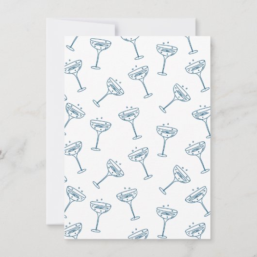 Handgezeichnete Skateboard The Night Before Probe Einladung (Rückseite)