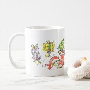 Handgezeichnete Skizze Freude auf die Welt Grumpy  Kaffeetasse