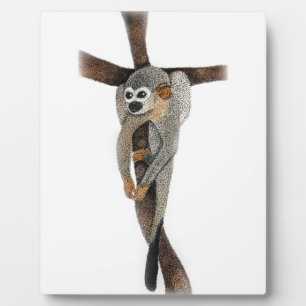 Handgezeichnete Spinnentiftkunst Fotoplatte