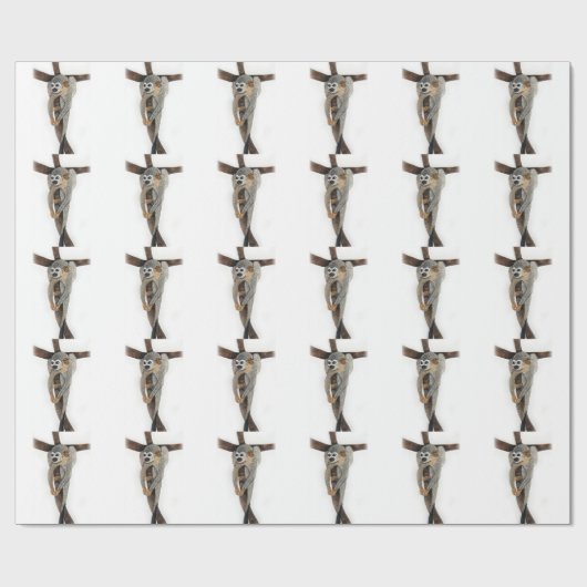 Handgezeichnete Spinnentiftkunst Geschenkpapier (Flach)