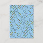 Handgezeichnete Storchbücher für Baby Begleitkarte (Rückseite)