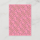 Handgezeichnete Storchbücher für Baby Begleitkarte (Rückseite)