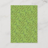 Handgezeichnete Storchbücher für Baby Begleitkarte (Rückseite)