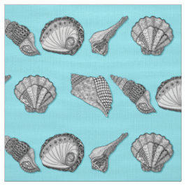 Handgezeichnete Stranddekor-Farbe Stoff