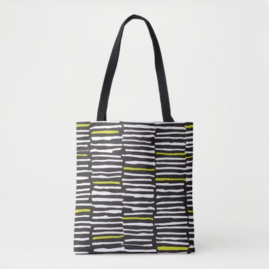 Handgezeichnete Streifen: Vintages Muster. Tasche (Vorderseite)