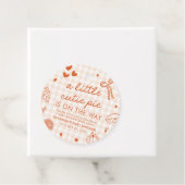 Handgezeichnete Süsse Pie Babydusche Geschenkanhänger (Beispiel)