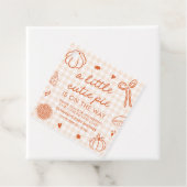 Handgezeichnete Süsse Pie Babydusche Geschenkanhänger (Beispiel)