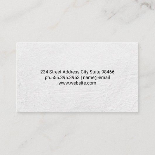 Handgezeichnete Teekanne und Tasse | Teeblätter Visitenkarte (Rückseite)