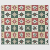 Handgezeichnete Twinkle Stars (Quilt-Version) Geschenkpapier (Flach)