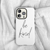 Handgezeichnete Typografie mit freundlichem Zitat Case-Mate iPhone Hülle