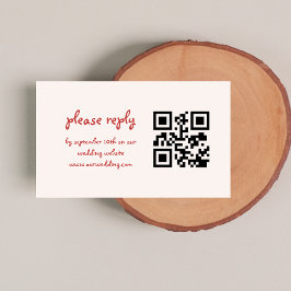 Handgezeichnete Vintage Französisch-Whimsikale Hoc Begleitkarte