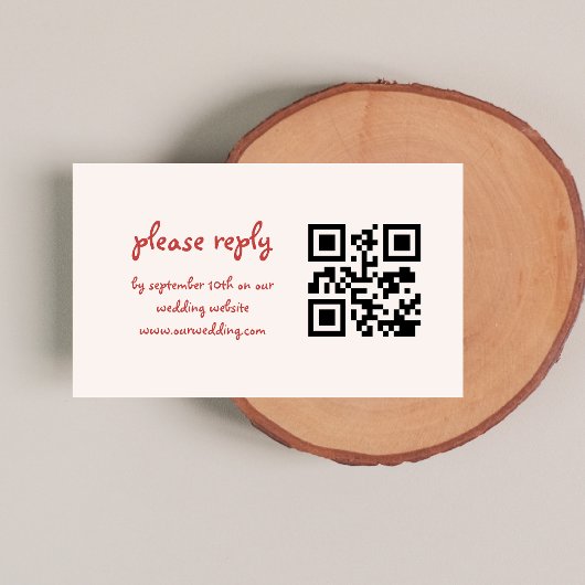 Handgezeichnete Vintage Französisch-Whimsikale Hoc Begleitkarte