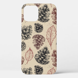 Handgezeichnete Vintage Illustrationen. Nahtloses  Case-Mate iPhone Hülle
