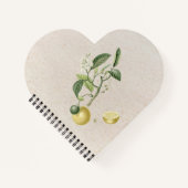 Handgezeichnete wachsende Zitronen Notizblock (Vorderseite)