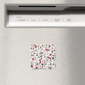 Handgezeichnete Weihnachten Magnet (In Situ (Geschirrspüler))