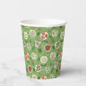 Handgezeichnete Weihnachts-Schmuck-Papierbecher Pappbecher (Rechts)