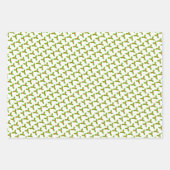 Handgezeichnete Weihnachtsfeiertage mit Stechpalme Geschenkpapier Set (Vorderseite 2)