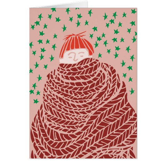 Handgezeichnete Weihnachtsillustrierung (Vorne)