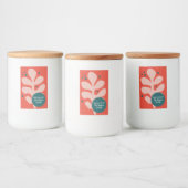 Handgezeichnete Weihnachtsillustrierung Lebensmitteletikett (Flaschen)