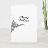 Handgezeichnete Weihnachtskarte Karte (Vorderseite)