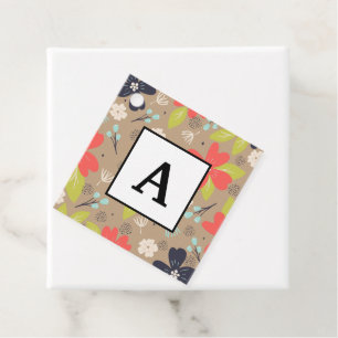 Handgezeichnete Weihnachtsnachtsnacht Geschenkanhänger