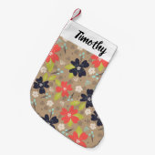 Handgezeichnete Weihnachtsnachtsnacht Kleiner Weihnachtsstrumpf (Vorderansicht (hängend))