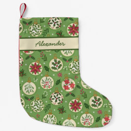 Handgezeichnete Weihnachtsornamente Weihnachtsstru Kleiner Weihnachtsstrumpf