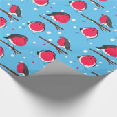 Handgezeichnete Weihnachtsrobe Geschenkpapier (Ecke)