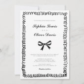 Handgezeichnete whimsical Wedding Einladung (Vorderseite)