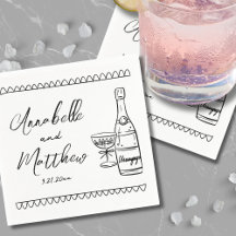 Handgezeichnete whimsical Wedding