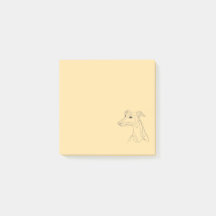 Handgezeichnete Windhund-Linienkunst - minimalisti