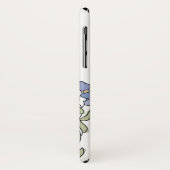 Handgezeichnete Wisteria Floral Monogram Case-Mate iPhone Hülle (Hinten/Links)