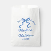 Handgezeichnete Zeichnungen Doodles Ribbon Bow Hoc Geschenktütchen (Vorderseite)