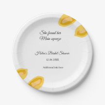 handgezeichnete ZitronenBlätter fügen QR-Brautpart