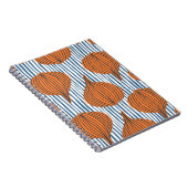 Handgezeichnete Zwiebelwanne pflanzliche Tapete. M Notizblock (Rechte Seite)