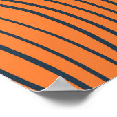 Handgezeichnete Zwiebelwanne pflanzliche Tapete. M Poster (Ecke)