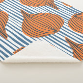 Handgezeichnete Zwiebelwanne pflanzliche Tapete. M Sherpadecke (3/4)