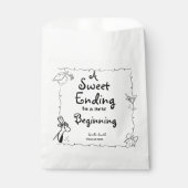 Handgezeichneter Abschluss im Doodles-Stil - Zeich Geschenktütchen (Vorderseite)