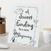 Handgezeichneter Abschluss im Doodles-Stil - Zeich Sockelschild (In Situ)