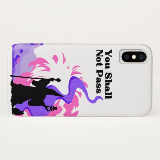 Handgezeichneter Assistent "Du sollst nicht passie Case-Mate iPhone Hülle (Rückseite (Horizontal))