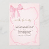 Handgezeichneter Bow Elegante Rahmen Punkte Begleitkarte (Vorderseite)