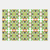 Handgezeichneter Cartoon St Patrick's Day Geschenkpapier Set (Vorderseite 3)