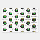 Handgezeichneter Cartoon St Patrick's Day Geschenkpapier Set (Vorderseite 2)