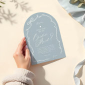 Handgezeichneter Chic Bow & Ribbon Bridesmaid Vors Einladung