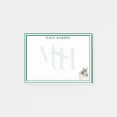 Handgezeichneter deutscher Schäferhund Post-it Klebezettel (Vorderseite)