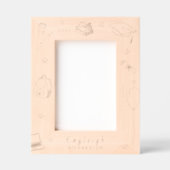 Handgezeichneter Doodle-Sketch-Abschluss Geätzte Rahmen (Vorderseite)