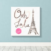 Handgezeichneter Eiffelturm Leinwanddruck (Insitu (Holzboden))