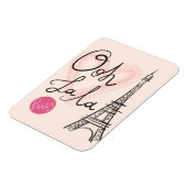 Handgezeichneter Eiffelturm Magnet (Linke Seite)