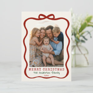 Handgezeichneter Frohe Weihnachten Bogen Foto Arch